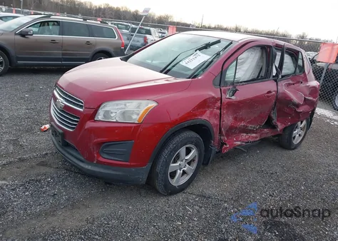 2015 Chevrolet Trax 1Ls z USA, uszkodzony, nr VIN KL7CJPSB6FB099323